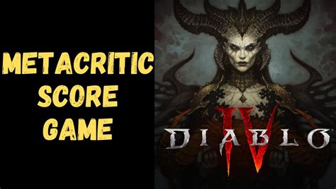 diablo 4 metacritic|metascore diablo 4.